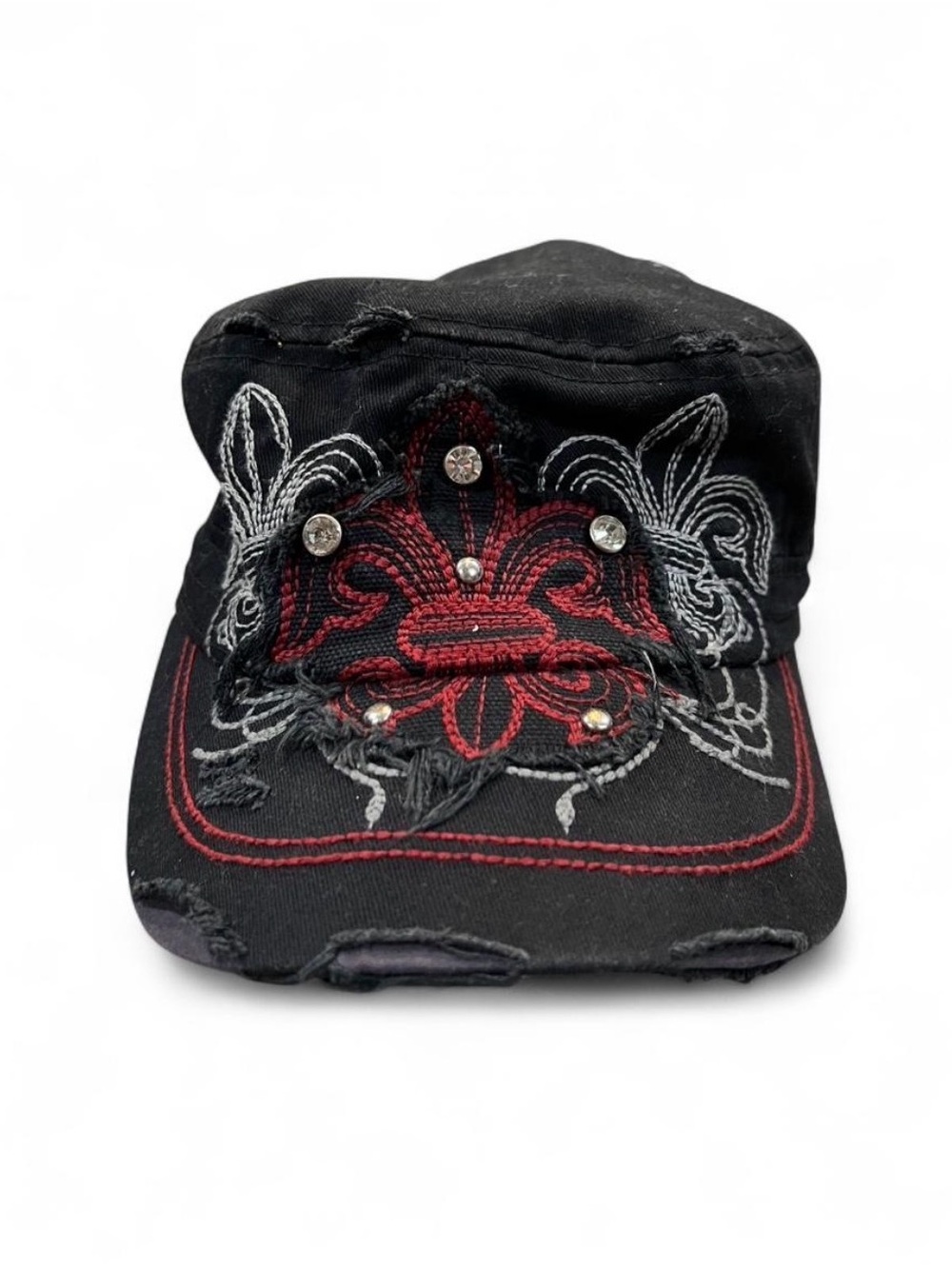 Y2K Original Vintage KBETHOS Red & Black Cap